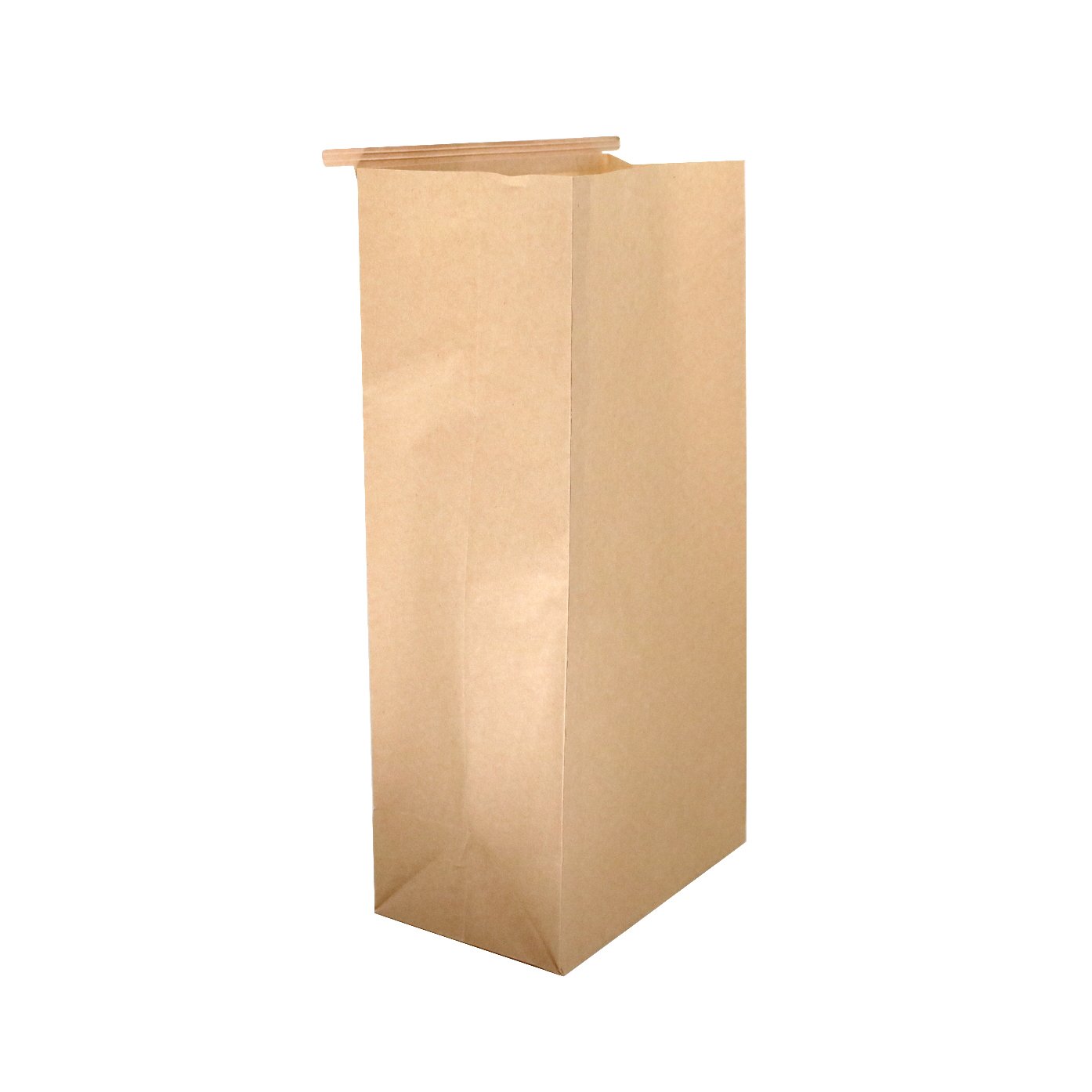 12 lb Brown Kraft Paper Customizable Coffee Bag with Reclosable Tin Tie   100Pack